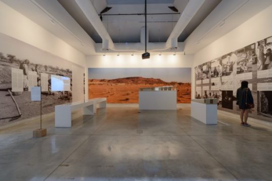 View of the central pavilion at the Architecture Biennale