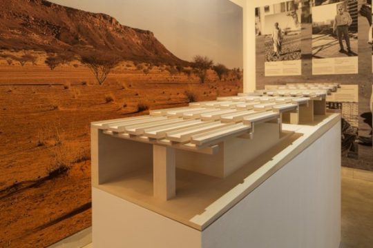  Sectional model of the Naga Museum at the Architecture Biennale