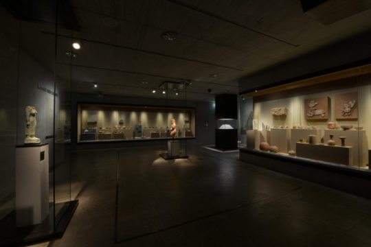 View of the room “Nubia and Sudan” in the State Museum of Egyptian Art