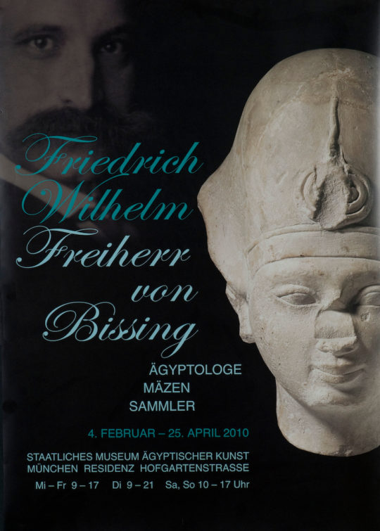 Plakat der Ausstellung Friedrich Wilhelm von Bissing