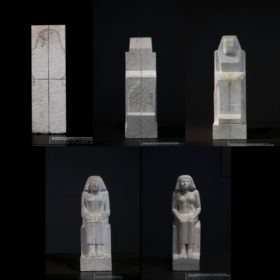 Entwicklung einer altägyptischen Statue