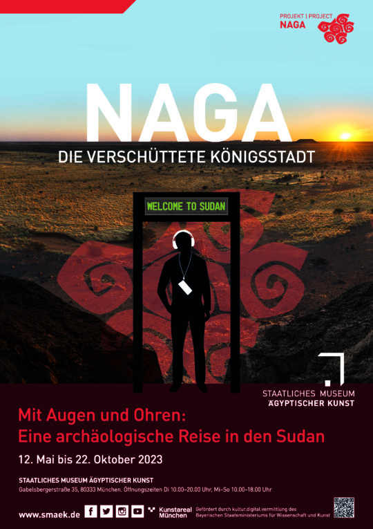 Plakat der Sonderausstellung "Naga"