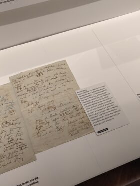 Ein handschriftlicher Brief von Elisabeth Braun