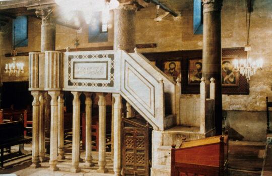 Innenraum einer koptischen Kirche