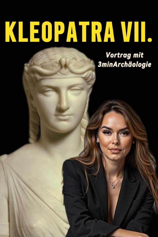 Ankündigungsplakat Vortrag Kleopatra