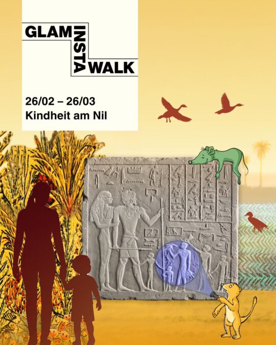 Titelbild Kinderausstellung mit Hinweis GLAMInstaWalk