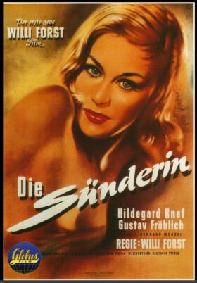 Filmplakat "Die Sünderin"